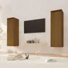 vidaXL Wandschränke 2 Stk. Honigbraun 30x30x100 cm Produktbild-Vorschau 16