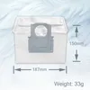 A vacuum cleaner dust bag with dimensions and weight indicated. Náhľad obrázku produktu