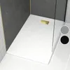 Receveur de douche Blanc Effet Pierre 90x140 cm et Grille Voir les images du produit 5