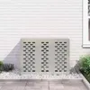 vidaXL Kryt klimatizace stříbrný 110 x 50 x 80 cm Náhled obrázku produktu 4