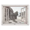 MuchoWow® Mauspad Mousepad Durchblick - Holz - Strand 23x19 Produktbild-Vorschau 1