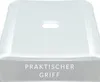 Badhocker MERAN XL aus Acryl weiß, für die Dusche geeignet, Produktbild-Vorschau 2