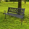 Rosen-Parkbank Schwarz Produktbild-Vorschau 1