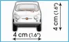 Cobi 24524 1965 Fiat Abarth 595 Produktbild-Vorschau 4