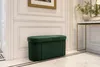 riess-ambiente Polsterbank ÉLAN 80cm grün Samt ovale Produktbild-Vorschau 5