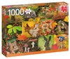 Jumbo - Puzzle Autumn Animals - 1000 dielov Produktbild-Vorschau 3
