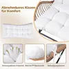 Sedia da giardino COSTWAY in polyrattan resistente alle Anteprima dell’immagine prodotto 5