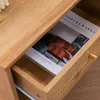 ACAZA Nachttisch – Moderne Nachttische – Rattan-Akzent – Produktbild-Vorschau 3