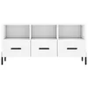 vidaXL Szafka pod TV biała 102x36x50 cm materiał Podgląd zdjęcia produktu 5