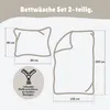 MEXX Bettwäsche unisex gestreift 135x200 80x80 cm aus 100% Produktbild-Vorschau 6