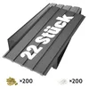 22 ks trapézového plechu 108 cm x 42,6 cm = 10,12 m² Náhled obrázku produktu 2