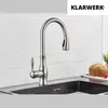 KLARWERK® NAVIS | Edelstahl ausziehbare Küchenarmatur Produktbild-Vorschau 2