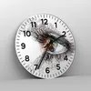 Wanduhr - Rund - Glasuhr - Auge Menschliches Illustration Produktbild-Vorschau 4