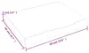 vidaXL Umývadlová doska svetlohnedá 60x50x(2-6) cm z Náhľad obrázku produktu 8