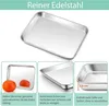 Homikit Backblech Auskühlgitter Set Edelstahl Produktbild-Vorschau 3
