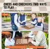 Jeu d'échecs magnétique en bois VEVOR, Jeu de dames aux Voir les images du produit 6