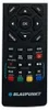 A black remote control with various buttons and labels. Produktbild-Vorschau