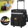 Trolley Kühlbox mit Rollen mit Picknicktasche & Kühltasche Produktbild-Vorschau 16