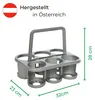 Novaliv 2x Flaschenträger für 12 Flaschen - Stabiler Halt - Produktbild-Vorschau 5