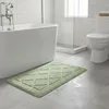 Badematte - Grün - 50x80 cm - Rechteckig - Rutschfest - Produktbild-Vorschau 4