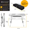 KESSER® Table de camping pliante Table pliante avec cadre Voir les images du produit 8