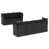The Living Store 8-tlg. Garten-Sofagarnitur mit Kissen Produktbild-Vorschau 3
