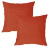 Kissenbezug 2er Set terracotta 40x40 cm Struktur Produktbild-Vorschau 1