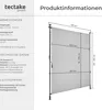 tectake® Klemmmarkise Taija verschiedene Größen Produktbild-Vorschau 5