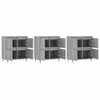 The Living Store Sideboards 3 Stk. Grau Sonoma Produktbild-Vorschau 5