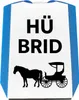 Pferd mit Kutsche Parkscheibe mit Spruch Hü brid Produktbild-Vorschau 1