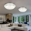 LED Deckenlampe, Chrom, Kristalle, Spiegelrand, D 28 cm Produktbild-Vorschau 3