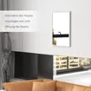 Wandspiegel 50 x 70 cm Weiß Hängespiegel Dekorativ HOMCOM Produktbild-Vorschau 16