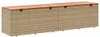 vidaXL Gartentruhe Beige 220x50x54 cm Poly Rattan Produktbild-Vorschau 6