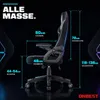 ONBEST Gaming Stuhl | Ergonomisch | mit Lordosenkissen | Produktbild-Vorschau 12