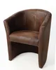 Cocktailsessel Clubsessel Antik Braun Farben Loungesessel Produktbild-Vorschau 1