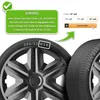 Auto Radkappen Radzierblenden 4er Set passend für alle Produktbild-Vorschau 3