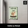 LANOLU Kühlschrankmagnete lustig- Faultier, sah, kam, bock  Produktbild-Vorschau 2