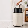 Relaxdays cosmetische prullenbak, 5 liter, retro-design, Productafbeelding-voorbeeld 5