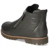 A single gray leather boot is shown from the side against a white background. Produktbild-Vorschau