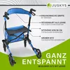 Juskys Rollator Vital faltbar, leicht, höhenverstellbar - Produktbild-Vorschau 5