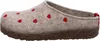 Haflinger Damen Pantoffel Schurwolle Herz Stickerei Grizzly Produktbild-Vorschau 2