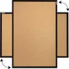 Pinnwand mit schwarzem Naturholzrahmen 120x90cm Produktbild-Vorschau 6