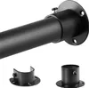 Šatní tyč, rozměry 74–250 cm, průměr 32 x 28 mm, kulatá, Náhled obrázku produktu 1