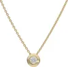 JuwelmaLux Kette Gelbgold 585er 14 Karat mit Brillant 0,15 Produktbild-Vorschau 1