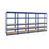Mega Deal | 4x Schwerlastregal Tiger | HxBxT 180x90x60 cm | Produktbild-Vorschau 2