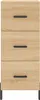 The Living Store Sideboard Sonoma-Eiche 34,5x34x90 cm Produktbild-Vorschau 6