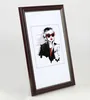 Bilderrahmen Mahagoni Klarglas Glasrahmen photo frame Produktbild-Vorschau 4