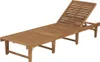 A wooden sun lounger on a white background. Náhľad obrázku produktu