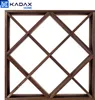 Portabottiglie in legno KADAX, 52 x 25,5 x 52 cm, marrone, Anteprima dell’immagine prodotto 6