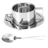 3 pièces/set 304 acier inoxydable tasse à café double paroi Voir les images du produit 4